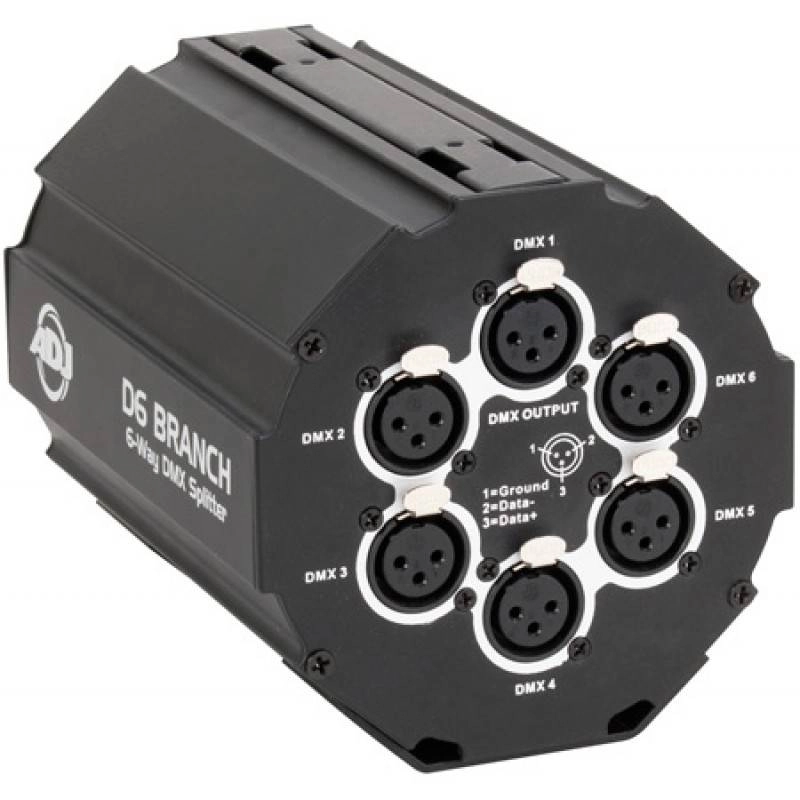 D6 Branch 6-Way DMX Splitter