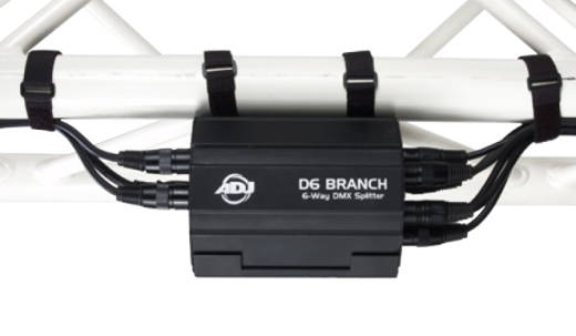 D6 Branch 6-Way DMX Splitter