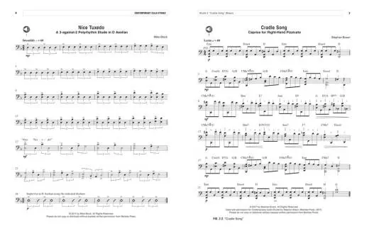Contemporary Cello Etudes: Studies in Style & Technique - Block - Cello - Book/Audio Online