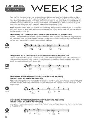 Harmonica Aerobics - Harp - Harmonica - Book/Audio Online