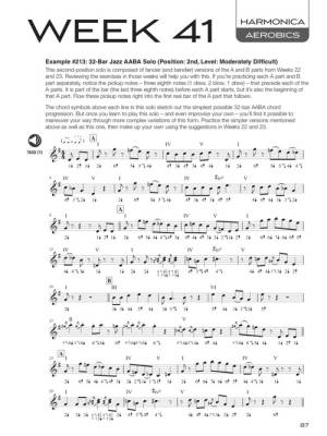 Harmonica Aerobics - Harp - Harmonica - Book/Audio Online