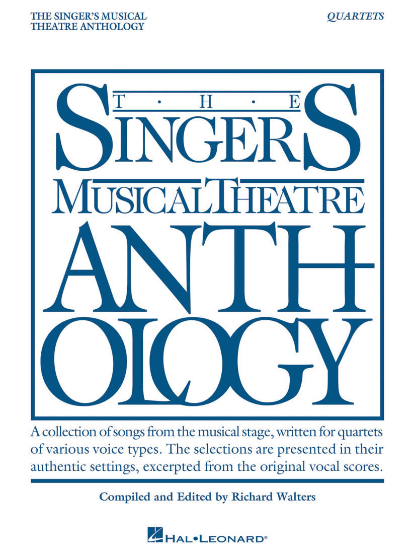 Singer\'s Musical Theatre Anthology: Quartets - Walters - Vocal Quartet - Book