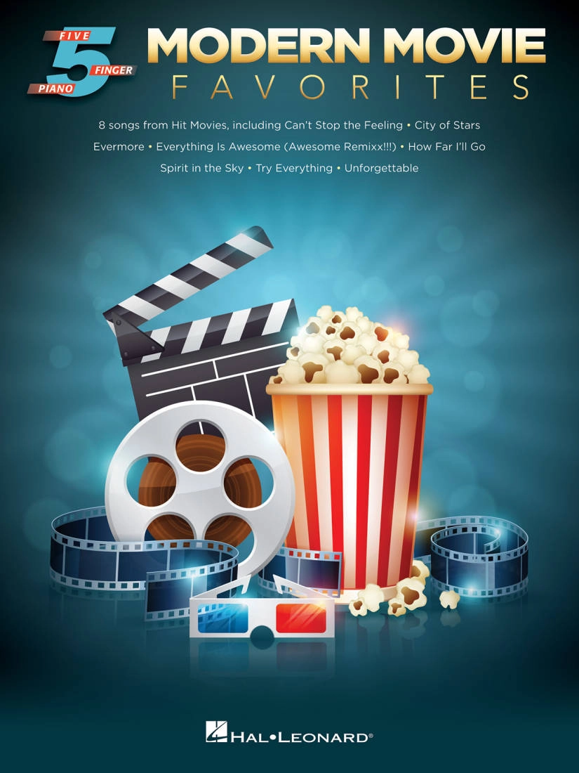 Modern Movie Favorites for Five-Finger Piano - Book