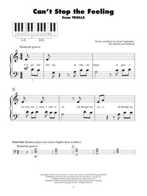 Modern Movie Favorites for Five-Finger Piano - Book