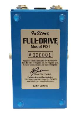 Full-Drive 1 Overdrive Pedal