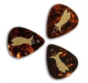 PRS Guitars - Classic Tortoise Shell Picks (12 Pack) - Heavy