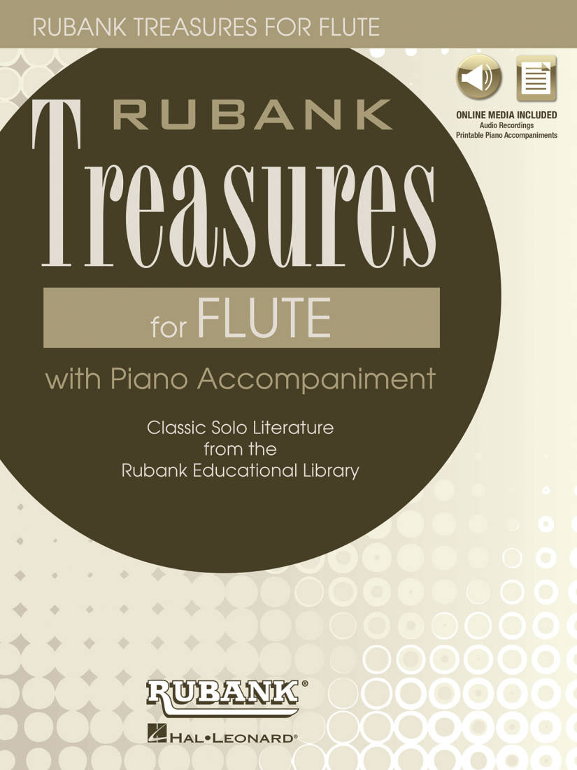Rubank Treasures for Flute - Voxman - Book/Media Online