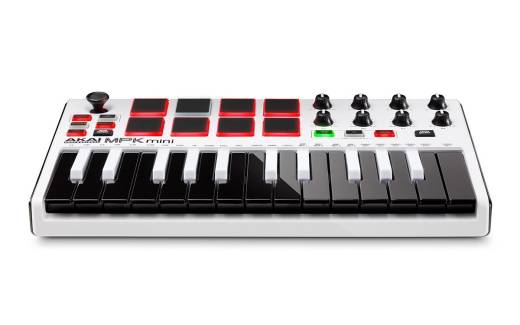 MPK Mini II - 25 Note Keyboard/Drum Pad Controller - White