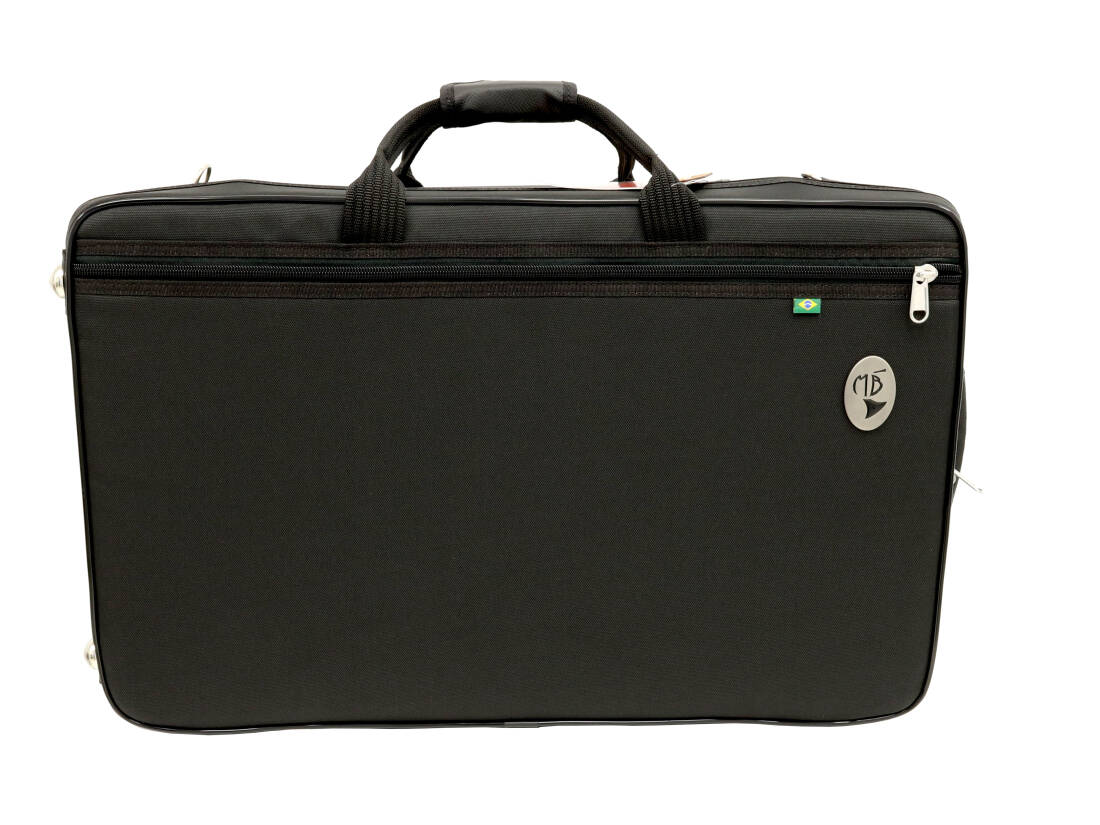 Trumpet Case for Two Trumpets and One Flugelhorn - Black