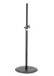 K & M Stands - Speaker Stand w\/Compact Round Base - Black