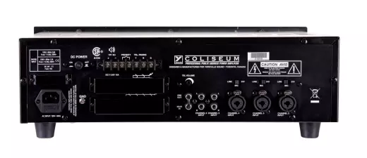 Coliseum 70-Volt 180-Watt 6-Channel 4-Zone PA Amplifier