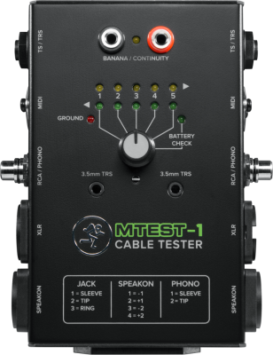 Mackie - MTEST-1 Cable Connection Tester