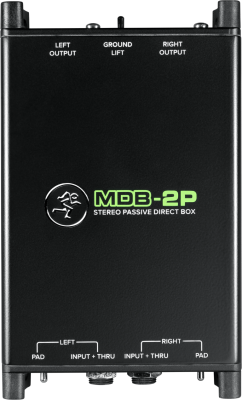 Mackie - MDB-2P Stereo Passive Direct Box