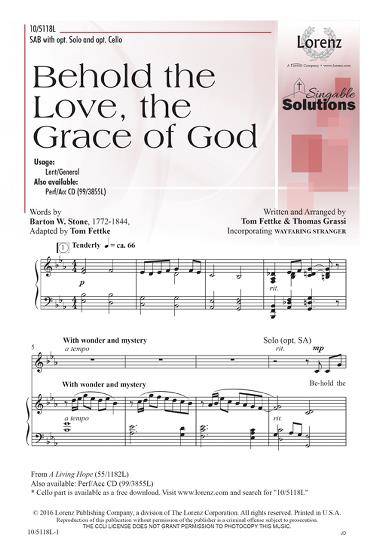 Behold the Love, the Grace of God - Fettke/Grassi - SAB