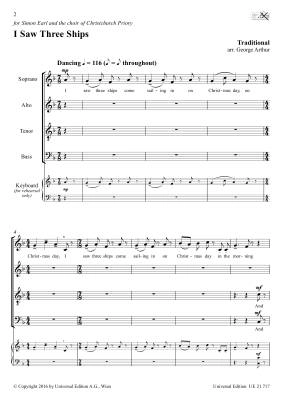 I Saw Three Ships - Traditional/Arthur - SATB