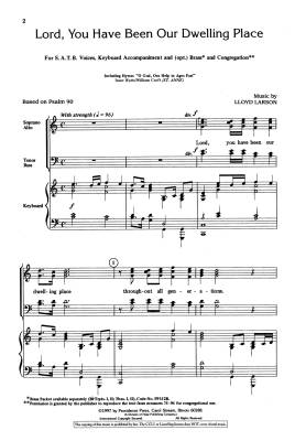 Lord, You Have Been Our Dwelling Place - Larson - SATB
