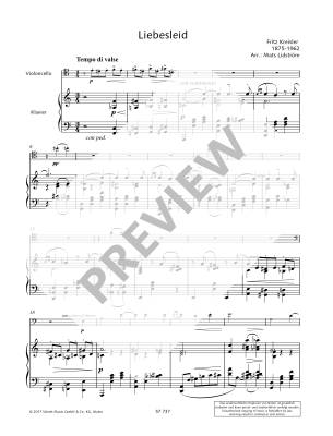Old Viennese Dance Tunes: No. 2 Love\'s Sorrow (Liebesleid) - Kreisler/Lidstrom - Cello/Piano