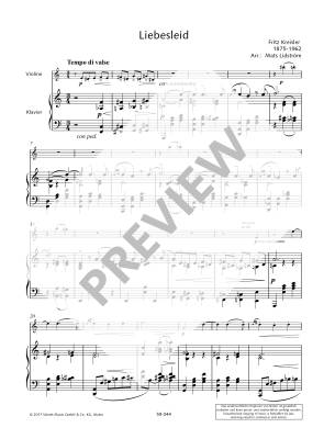 Old Viennese Dance Tunes: No. 2 Love\'s Sorrow (Liebesleid) - Kreisler/Lidstrom - Violin/Piano