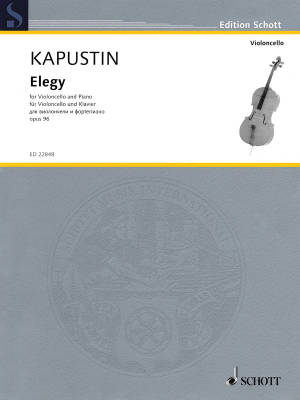 Elegy, opus 96 - Kapustin - Cello/Piano