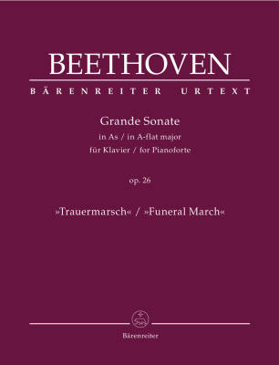 Baerenreiter Verlag - Grand Sonata In A-flat, Op.26 funeral March - Beethoven/Del Mar - Piano