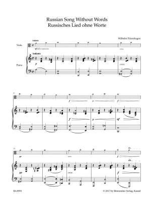 Viola Recital Album, First Position: Volume 2 - Sassmannshaus - Viola/Piano, 2 Violas