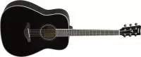 Yamaha - FG TransAcoustic Guitar w\/Solid Spruce Top - Black