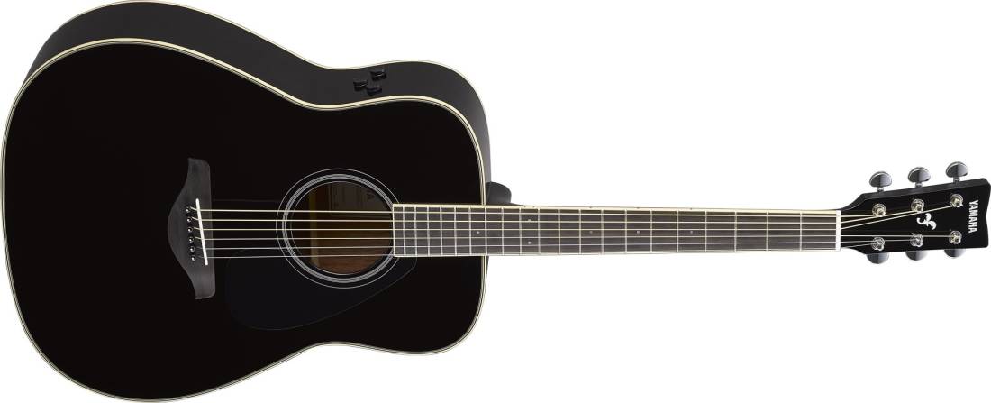 FG TransAcoustic Guitar w/Solid Spruce Top - Black