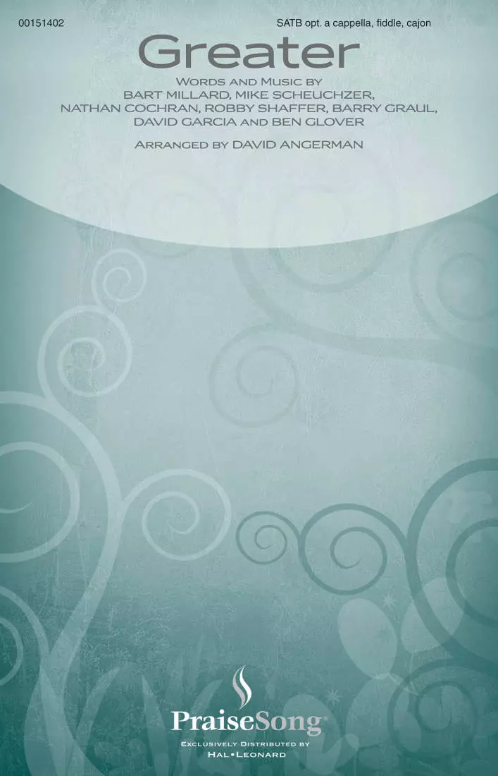 Greater - MercyMe/Angerman - SATB