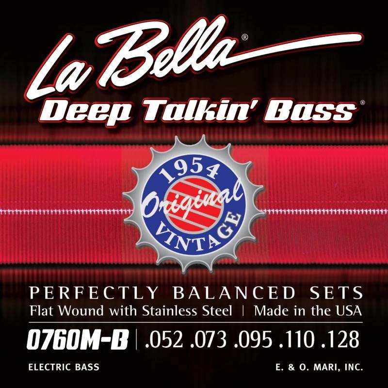 Deep Talkin 1954 Flatwound Bass Strings 52-128