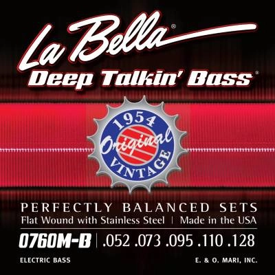 La Bella - Deep Talkin 1954 Flatwound Bass Strings 52-128