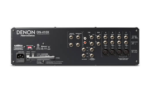 DN-410X 10-Channel Rackmount Mixer with Bluetooth