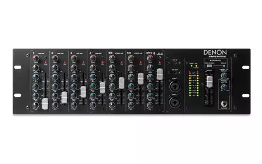 DN-410X 10-Channel Rackmount Mixer with Bluetooth