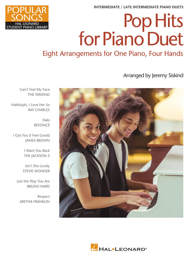 Pop Hits for Piano Duet - Siskind - Piano (1 Piano, 2 Hands) - Book