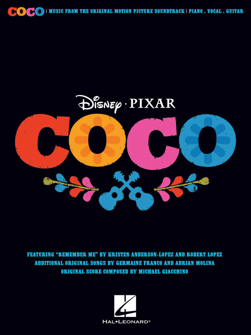 Disney/Pixar\'s Coco: Music from the Original Motion Picture Soundtrack - Piano/Vocal/Guitar - Book