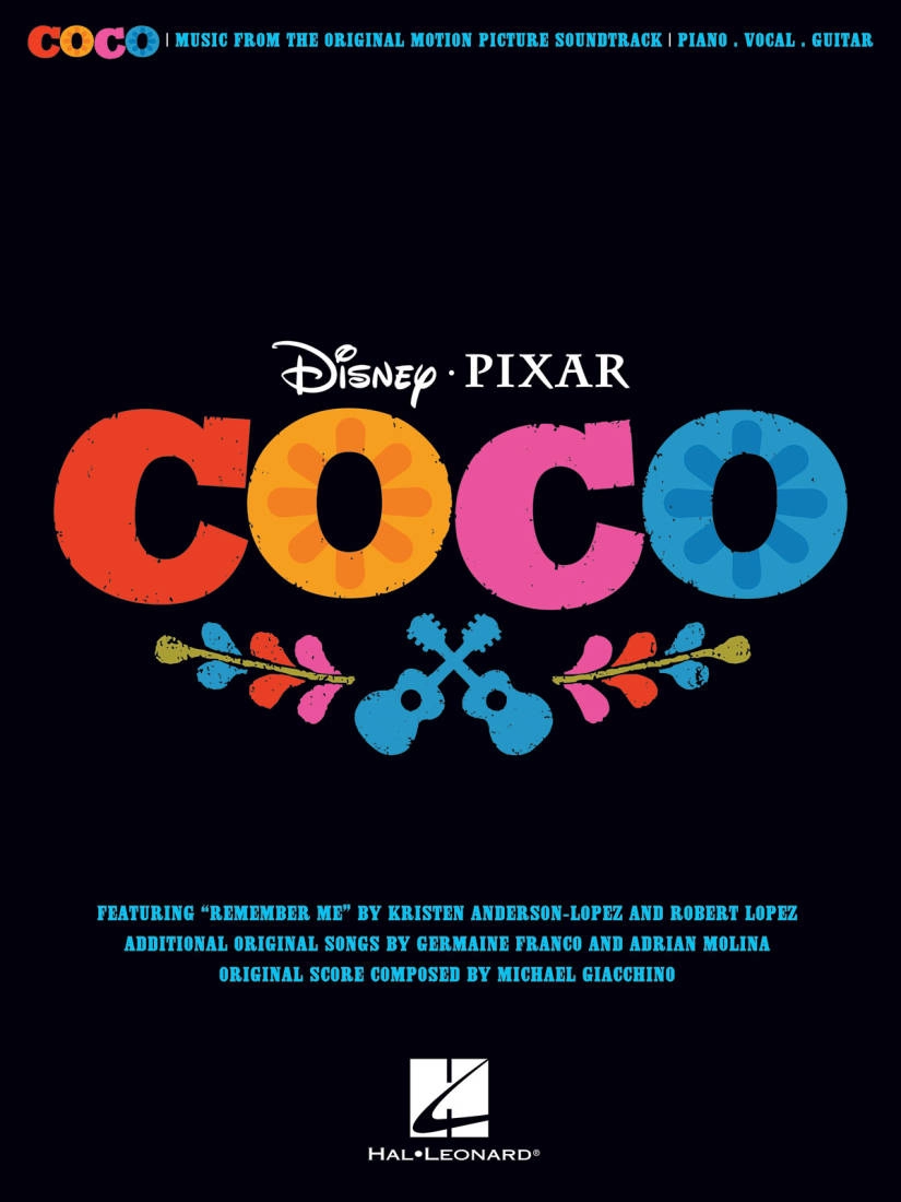 Disney/Pixar\'s Coco: Music from the Original Motion Picture Soundtrack - Piano/Vocal/Guitar - Book