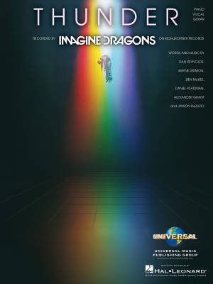 Hal Leonard - Thunder - Imagine Dragons - Piano/Vocal/Guitar - Sheet Music