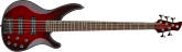 Yamaha - TRBX605FM 600 Series 5-String Bass Guitar - Dark Red Burst