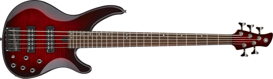 TRBX605FM 600 Series 5-String Bass Guitar - Dark Red Burst