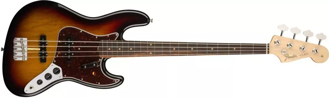 American Original \'60s Jazz Bass, Rosewood Fingerboard - 3-Colour Sunburst
