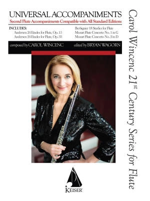 Lauren Keiser Music Publishing - Universal Accompaniments - Wincenc - 2nd Flute (Flute Duet) - Book