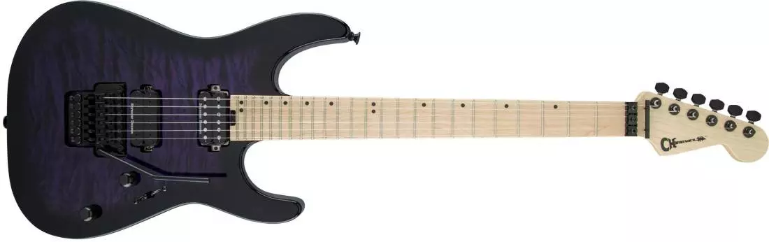 Pro-Mod DK24 HH FR, Maple Fingerboard - Trans Purple Burst