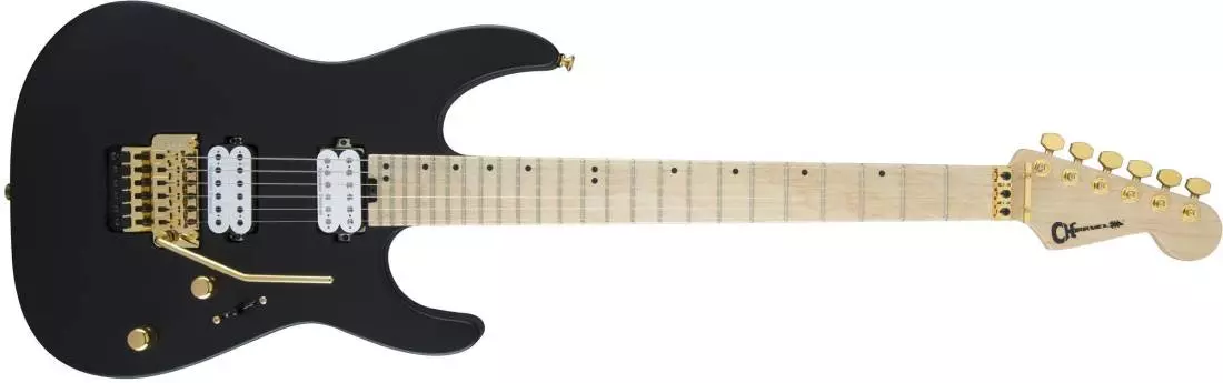 Pro-Mod DK24 HH FR, Maple Fingerboard - Satin Black