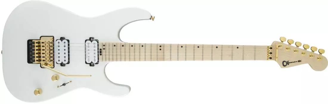 Pro-Mod DK24 HH FR, Maple Fingerboard - Snow White