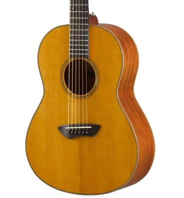 CSF1M Solid Top Acoustic-Electric Parlour Guitar - Vintage Natural