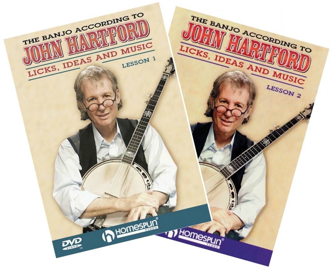The Banjo According to John Hartford (Lesson 1 & Lesson 2) - 2 DVD Set