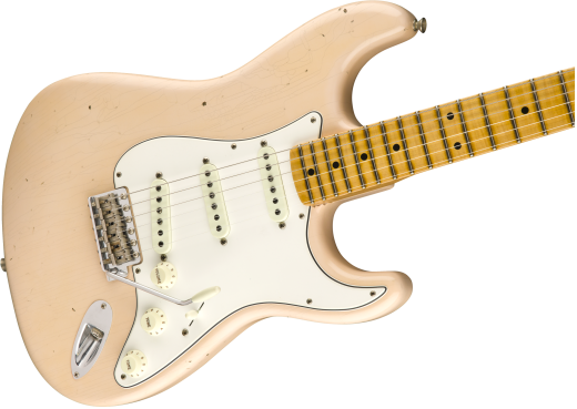 FCS 2018 LTD Tomatillo Stratocaster Journeyman Relic - Super Faded Aged Shell Pink