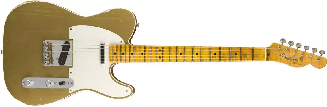 FCS 2018 LTD Double Esquire Special Journeyman Relic - Aztec Gold