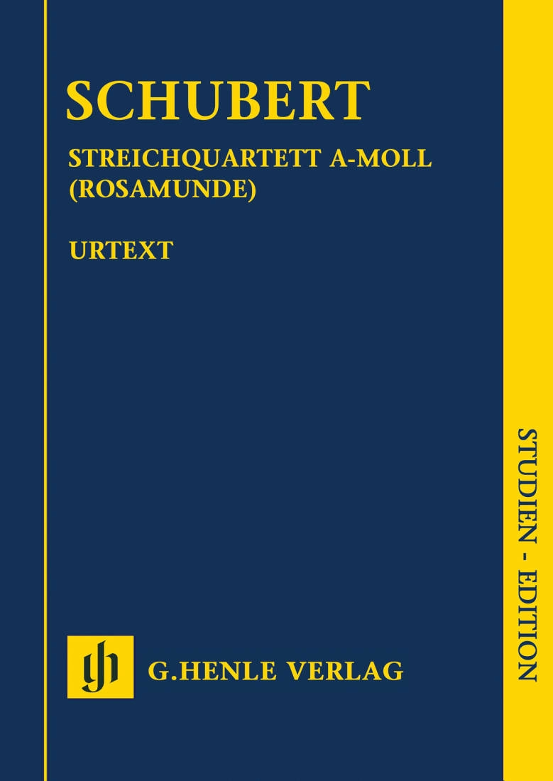 String Quartet in A Minor, Op. 29, D. 804 (Rosamunde) - Schubert/Voss - Study Score