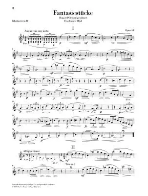 Fantasy Pieces op. 43 - Gade/Pfeffer - Clarinet/Piano