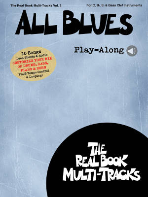 Hal Leonard - All Blues Play-Along: Real Book Multi-Tracks Volume 3 - C/Bb/Eb/BC Instruments - Book/Media Online